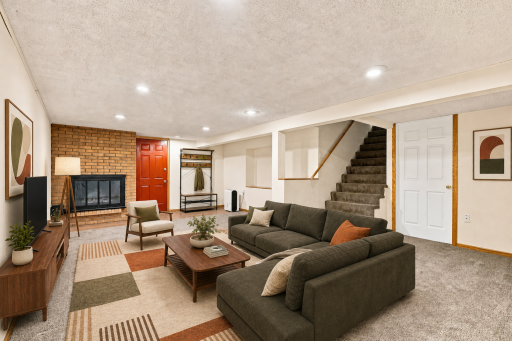 Family Room - Virtually Staged