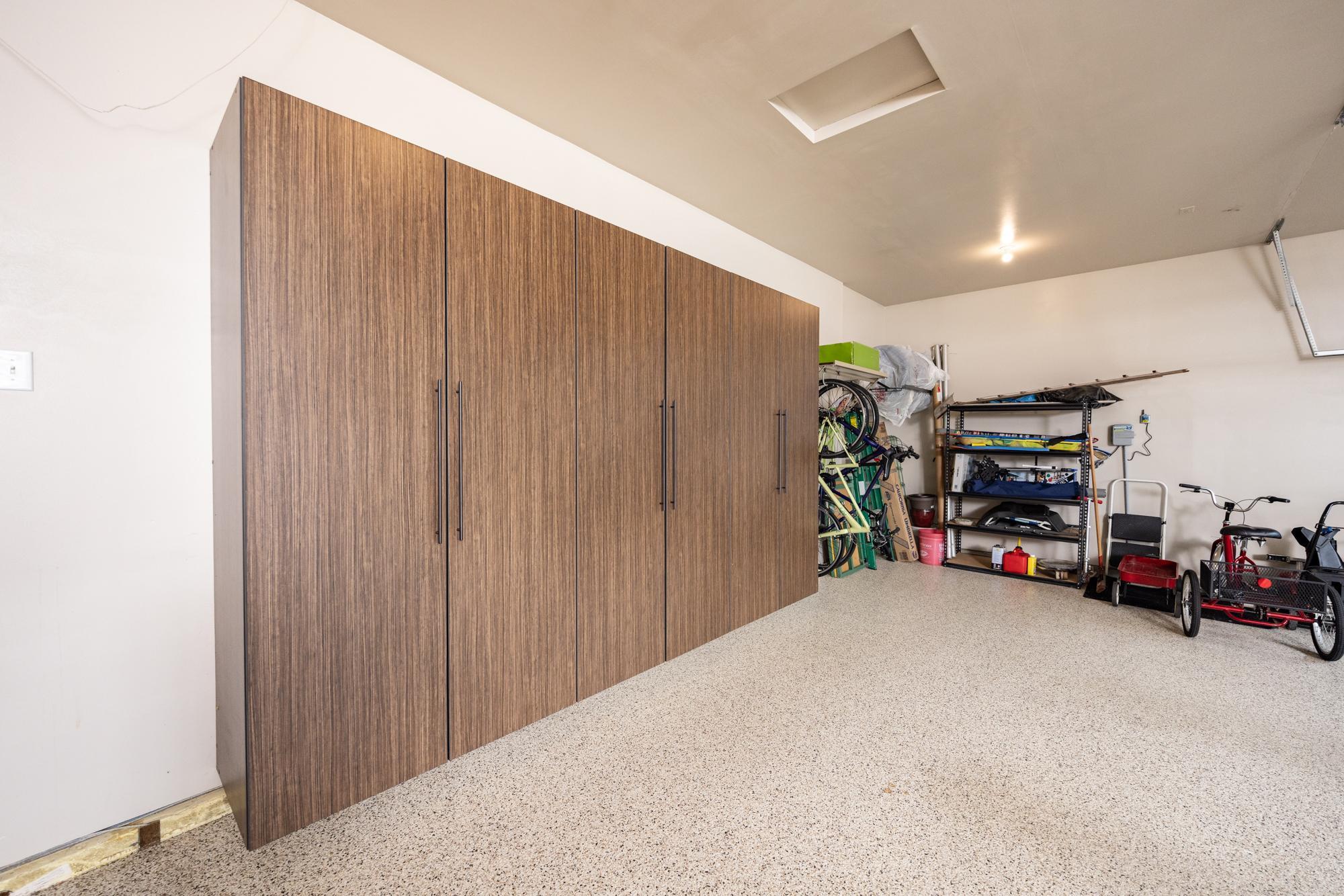 Amazing, premium cabinetry in the garage