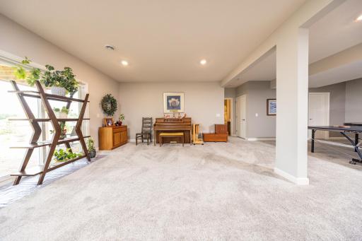 The lower level has a sliding door out to the stunning views from your private patio