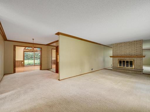 Living Room leading to formal dining room
