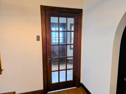 To front porch/entry