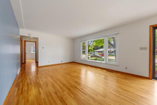 Hardwood floors throughout