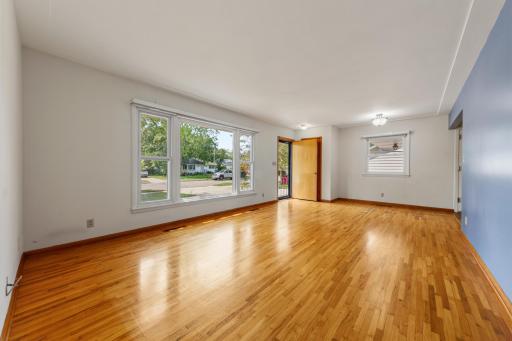 Living room hardwood floors