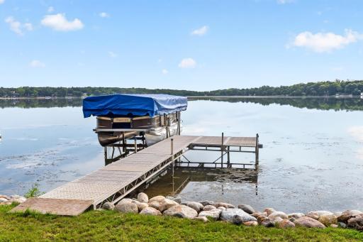 Dock & Lift will stay. Pontoon can stay with appropriate offer