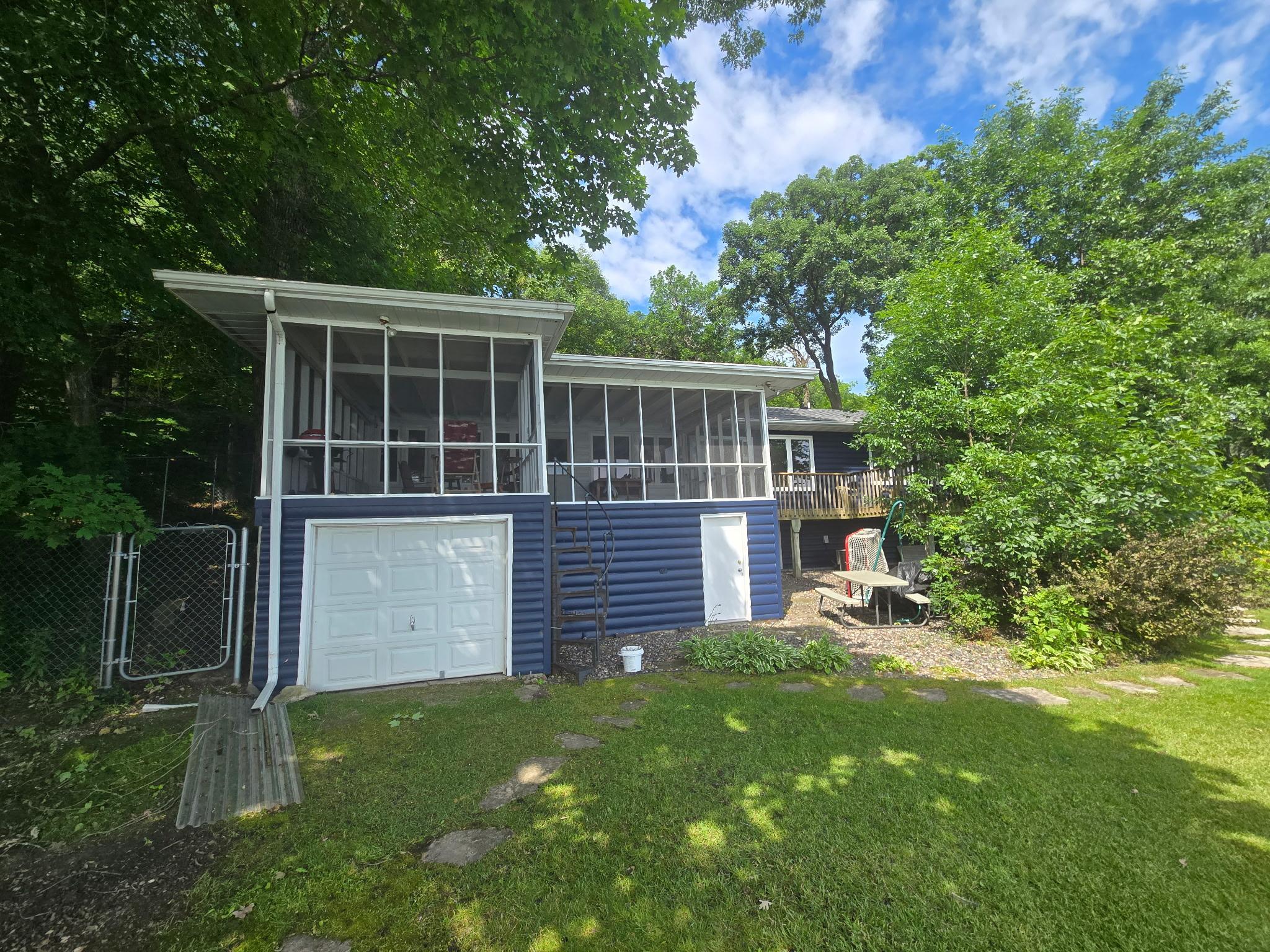 Storage under 3 season porch