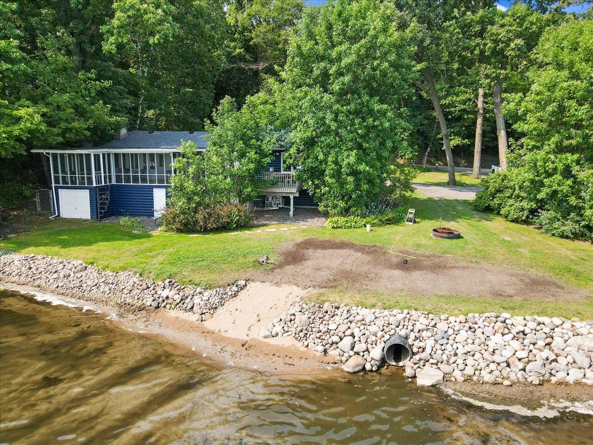 Sandy area at beach