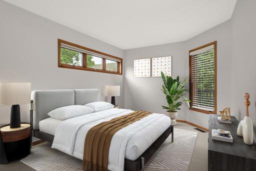Second bedroom virtually staged
