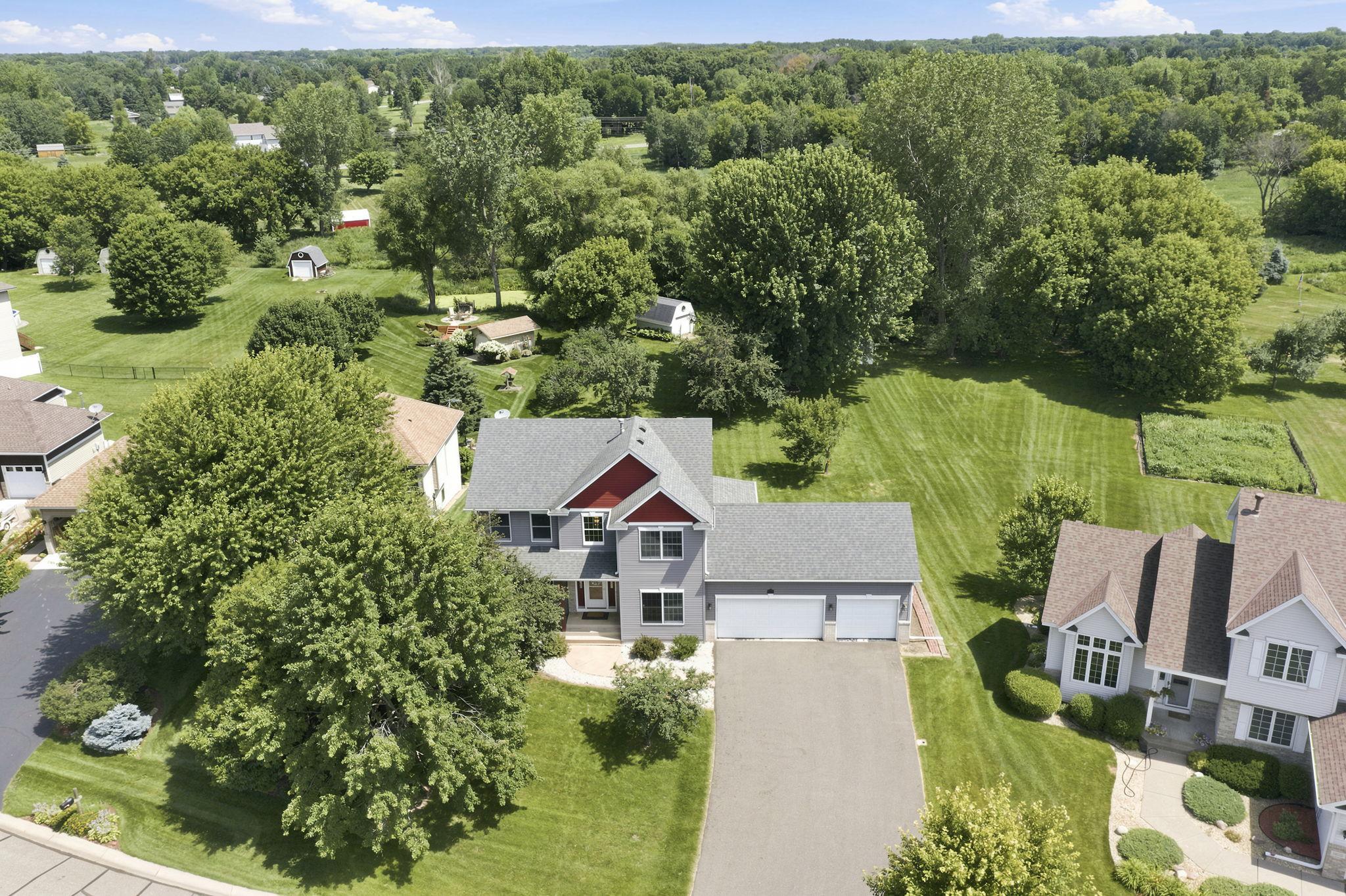 Aerial from front 14325 Quince St NW Andover.jpg