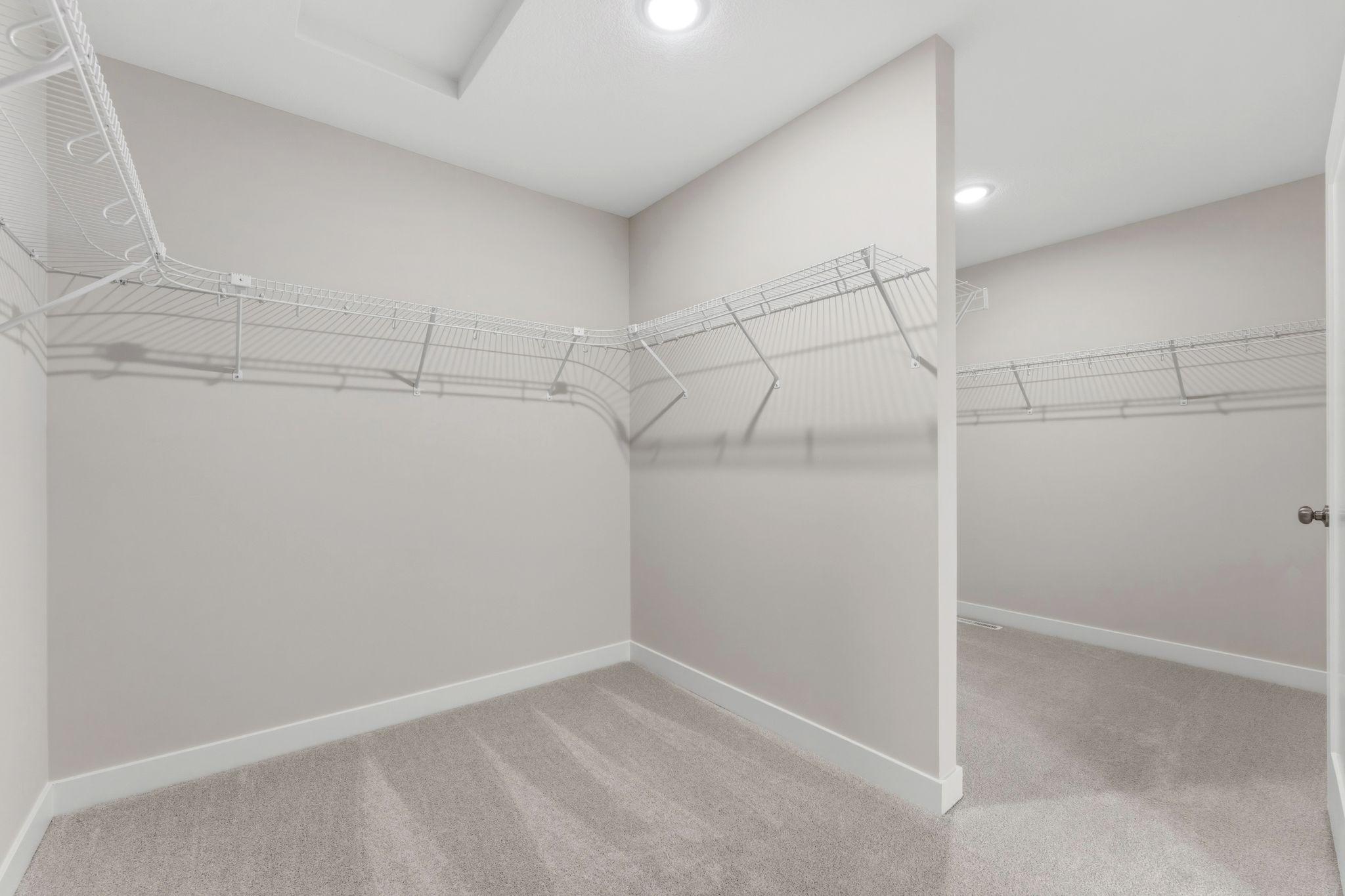 Primary bedroom massive closet