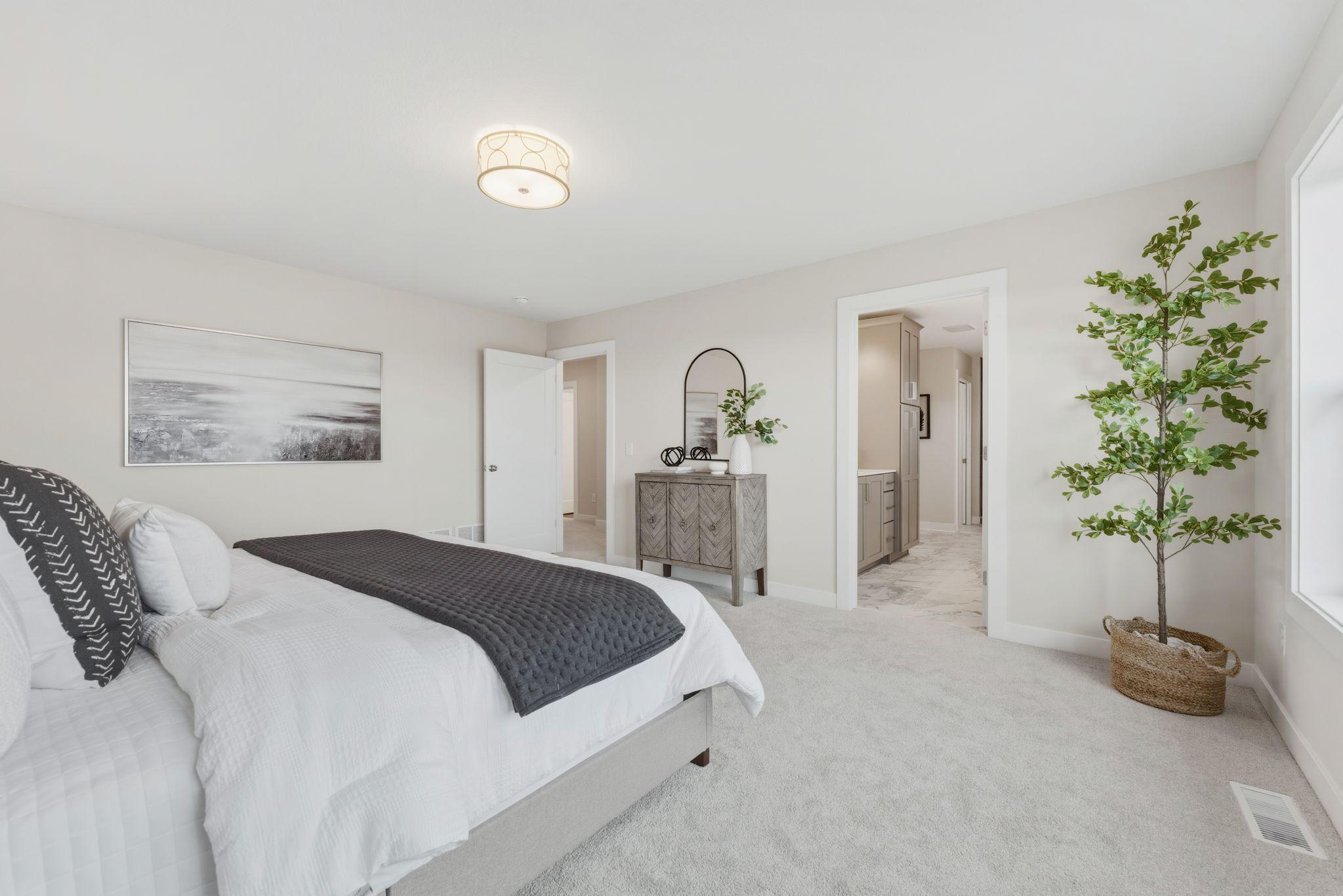 Primary bedroom with HUGE ensuite