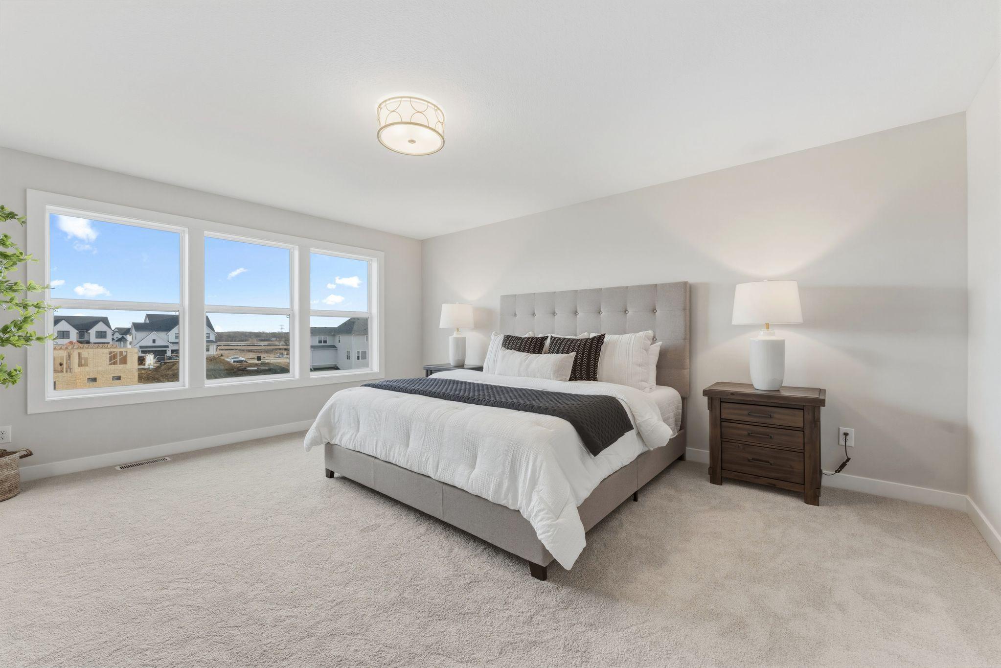 Primary bedroom with HUGE ensuite