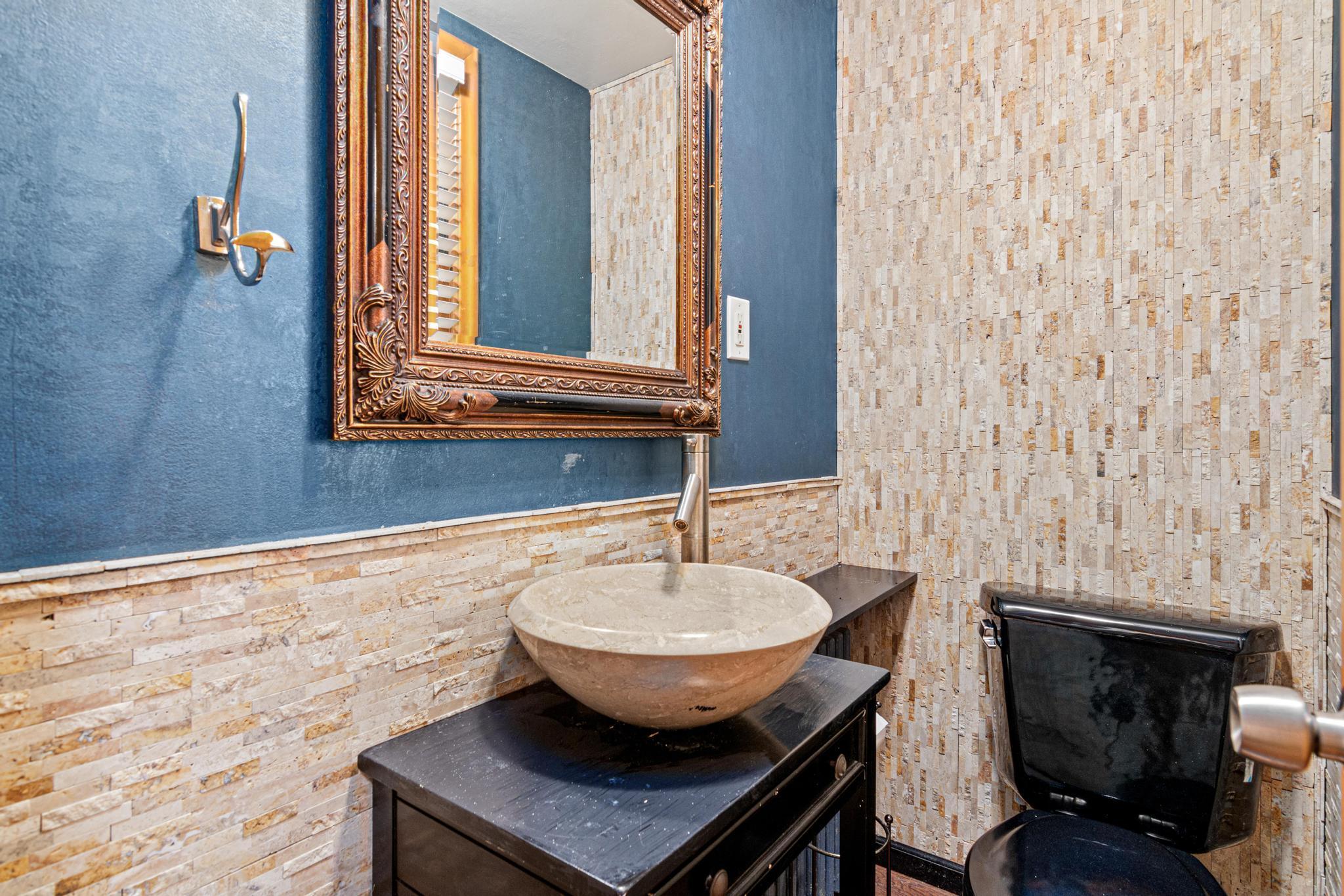 Main floor half bath