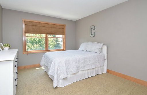 Upper level bedroom #3 with closet organizers