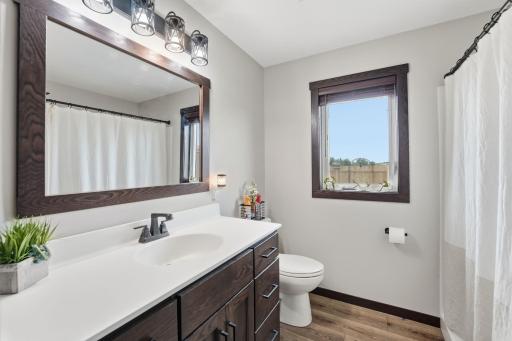 3/4 Bathroom complete with comfort height countertop