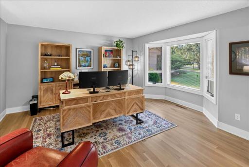 Front Living Room or Office with Bay Window