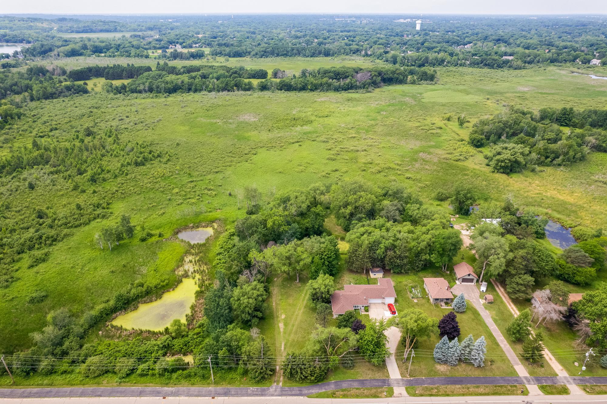 View of Lot Showing Open Area to the South and Behind