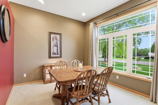 Versatile Front Flex Room could be used as a Formal Dining Room, Office Space or Playroom.