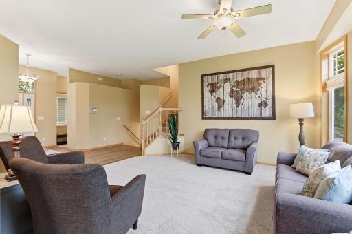 Updated Carpet in the Living Room in 2023.