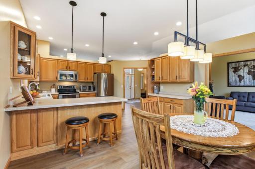 Good View of all the Cabinet Space in the Kitchen!