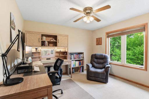 2nd Bedroom on the Upper Level, Currently Set up as an Office.