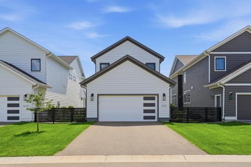 Rear-load garage, with additional guest parking just steps away!