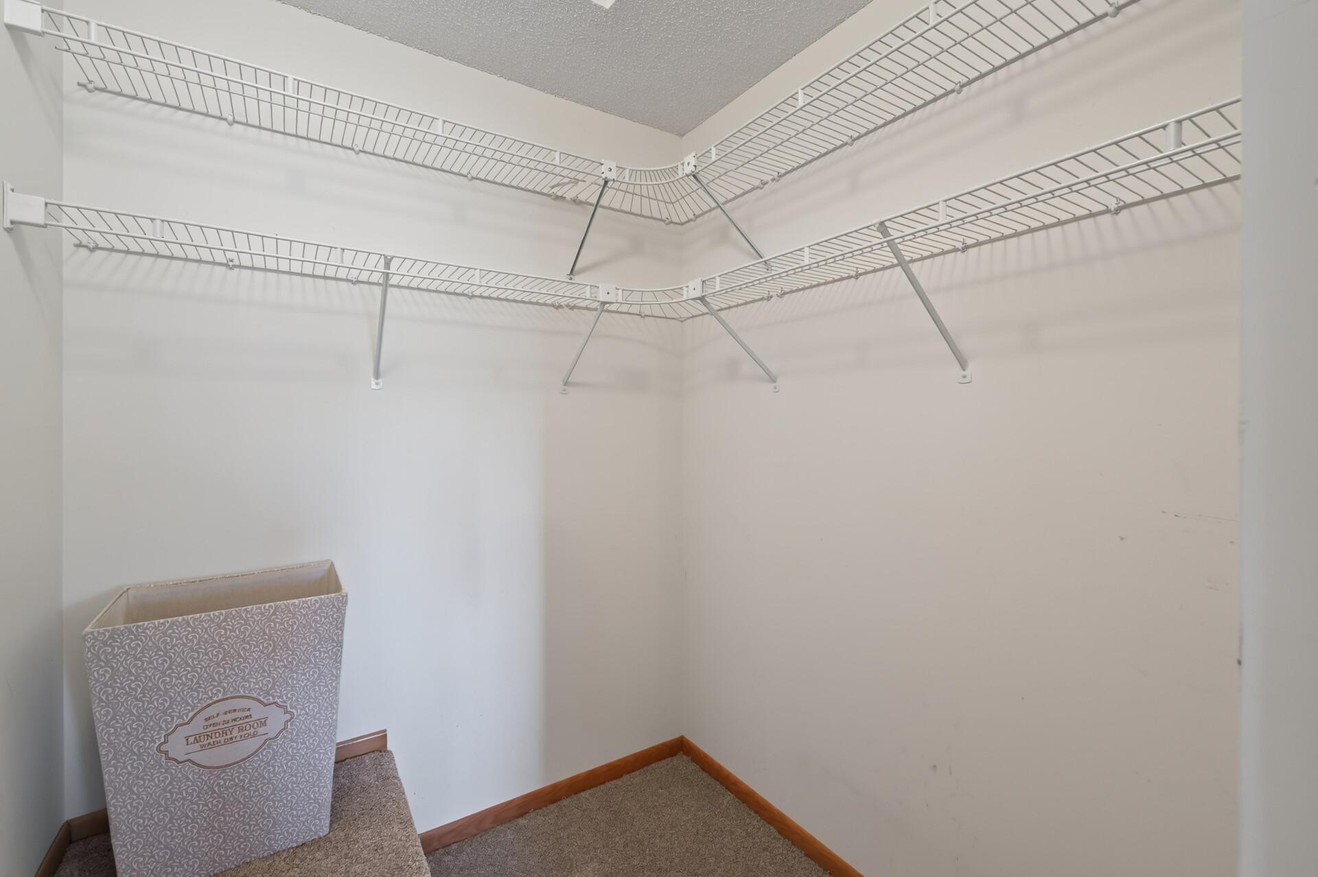 large walk-in closet