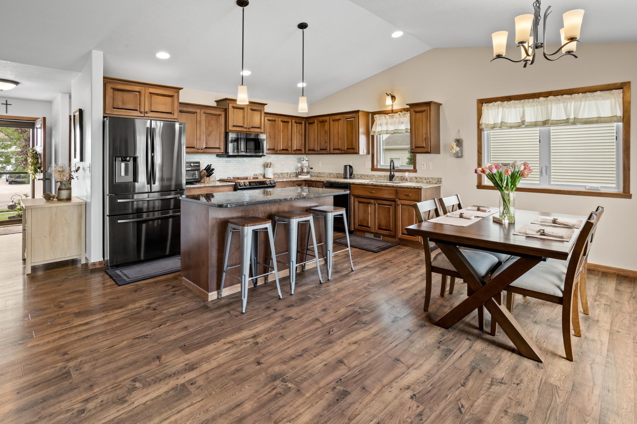 Maple cabinetry