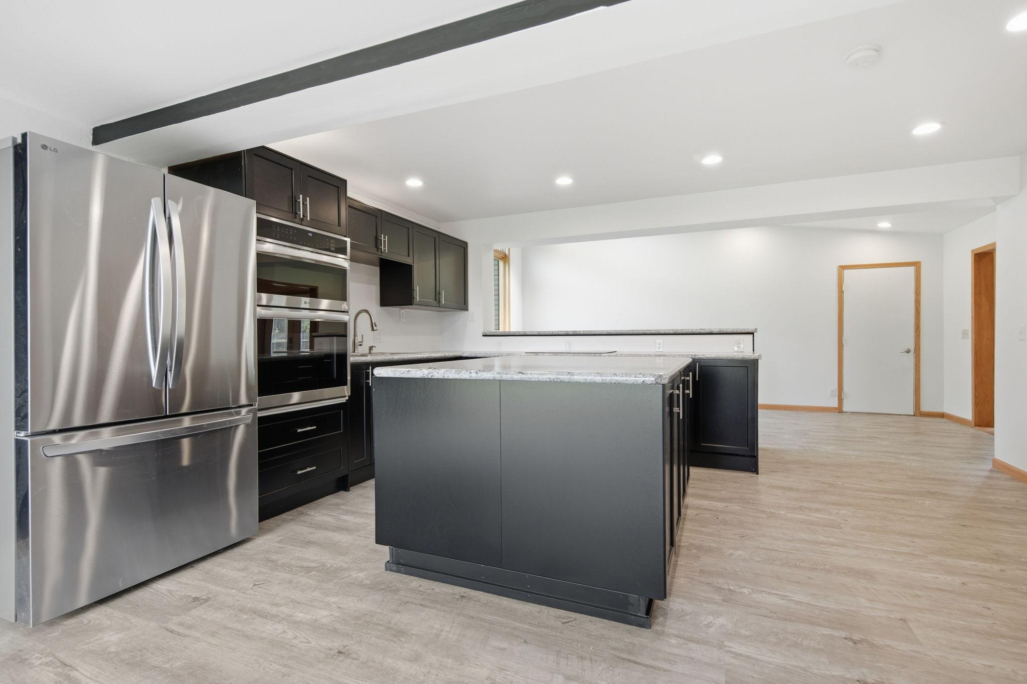 All of the appliances in this area are brand-new.