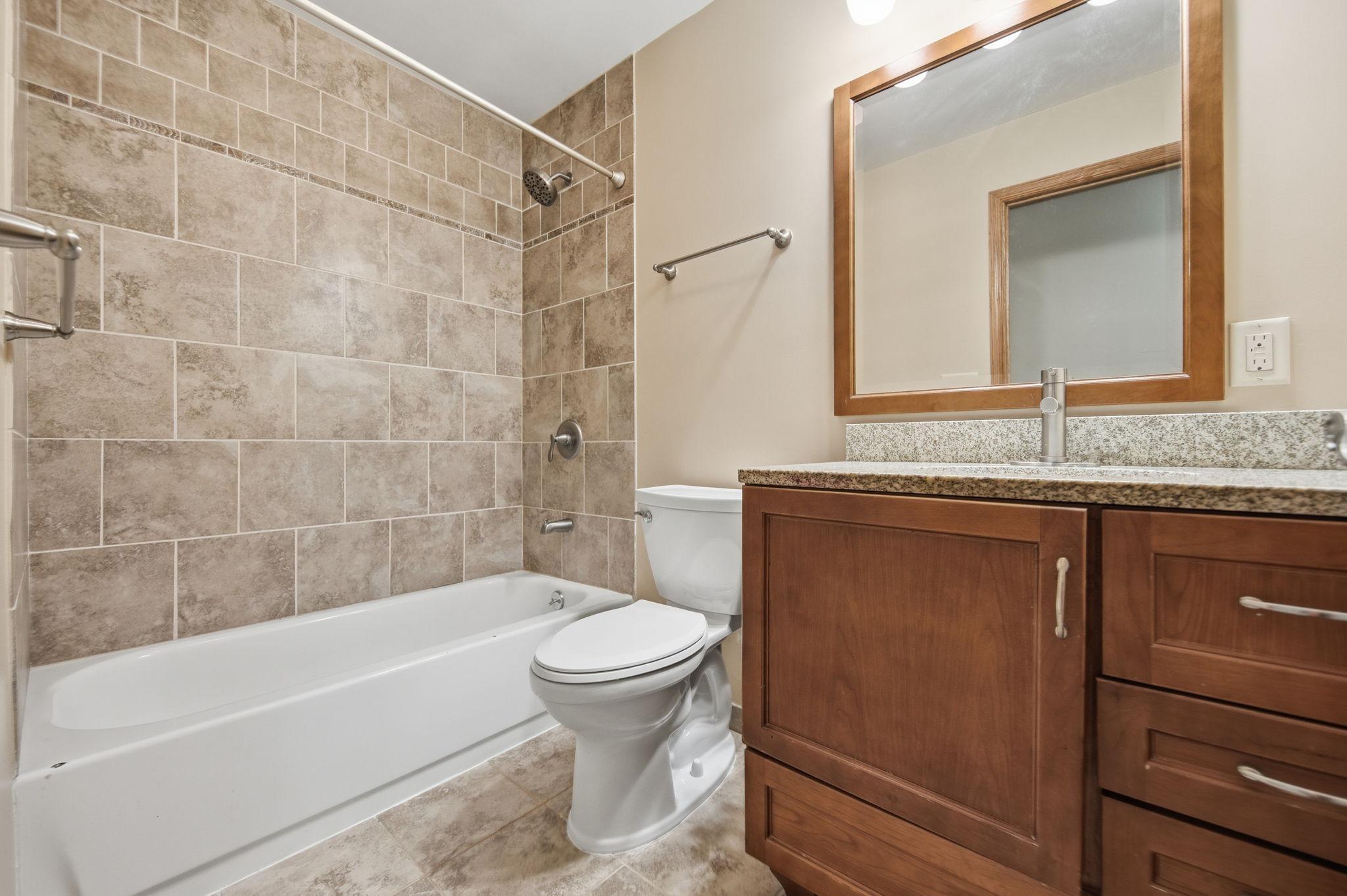 The upper-level shared bath