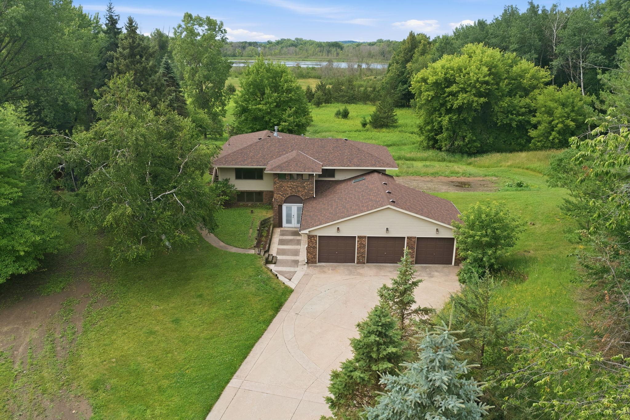 Your new home is nestled on over two acres... Plenty of trees for privacy and plenty of green space for play!