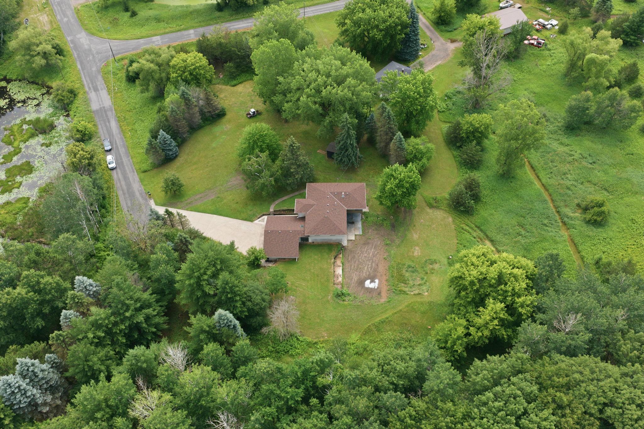 This is a great shot showing a close proximity of how the property lines run.
