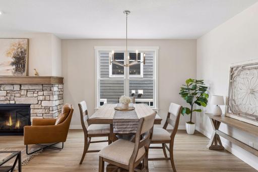 Informal dining room for family gatherings