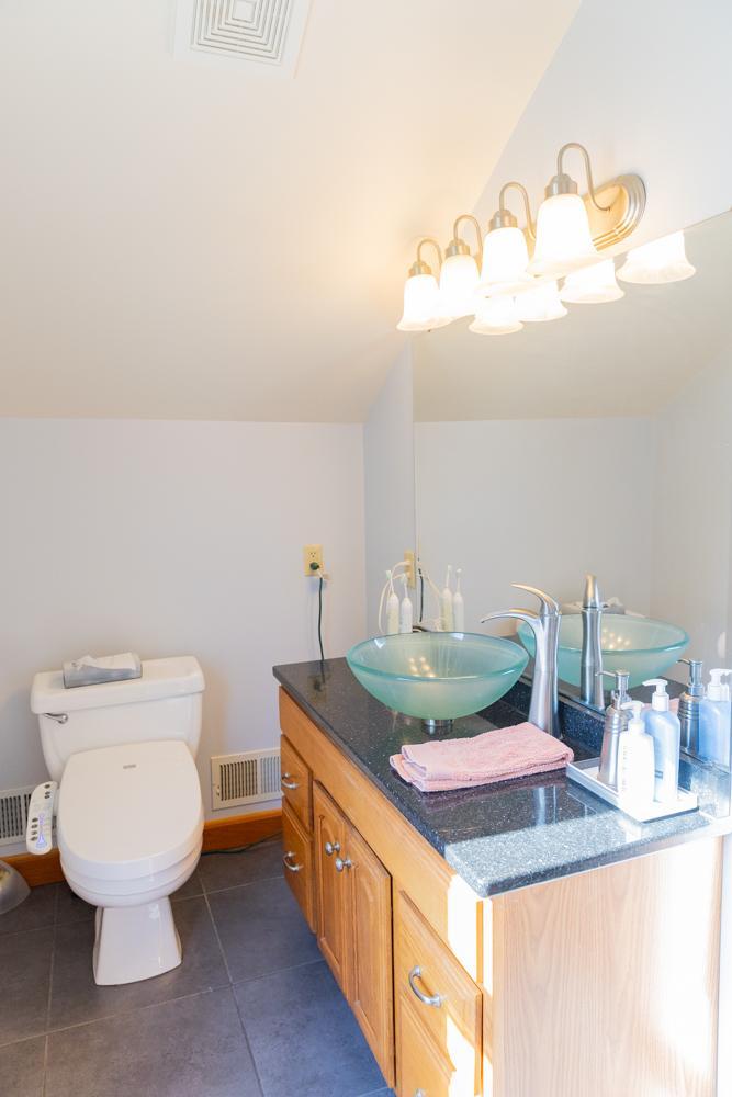Modern 3/4 Bath on upper level