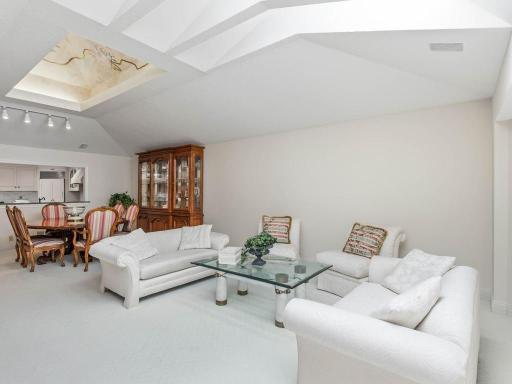 Large living spaces are a highlight of this town home.