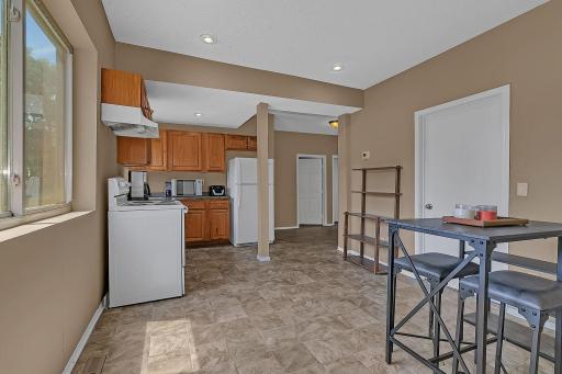 This view is as you enter the home from the entry door on the right of the home. Lots of natural light from South side windows.
