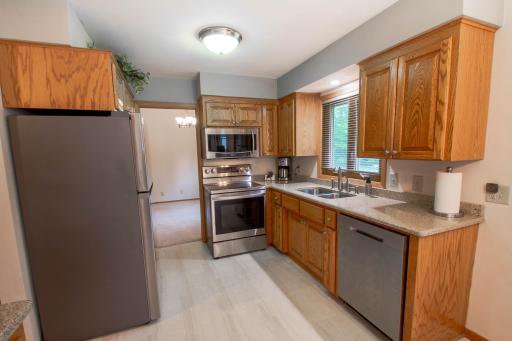 Window over the kitchen sink, a great view to your beautiful private backyard