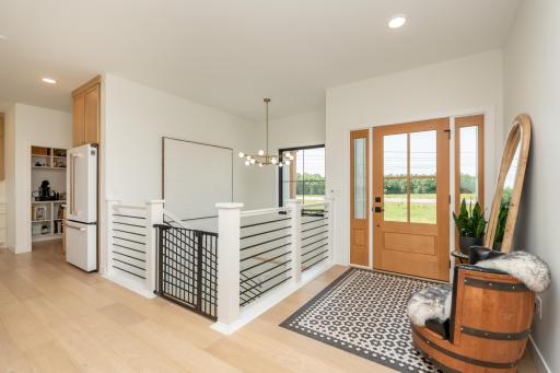 Welcoming foyer filled with natural light