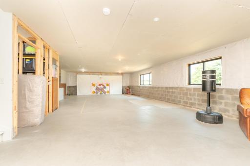 Wide-open lower level with plenty of room to create the basement you've always envisioned