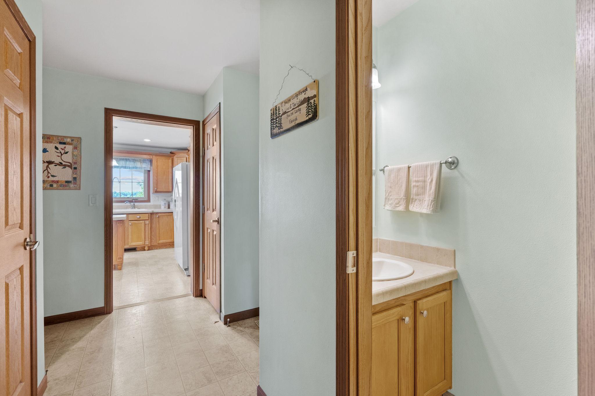 Main Level Half Bath / Garage Entry - 24646 548th Avenue, Grove City, MN 56243