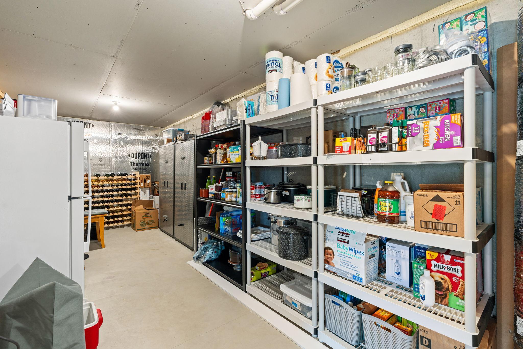 Lower level storage