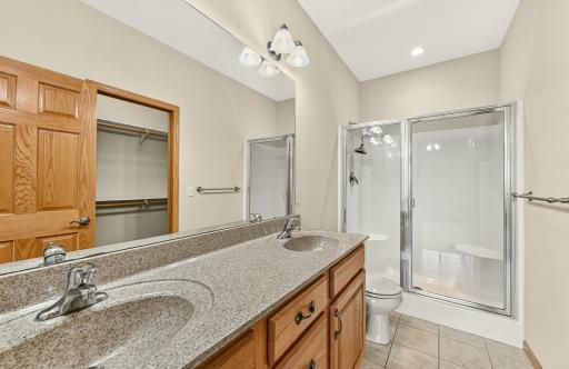 Primary bath & Closet.