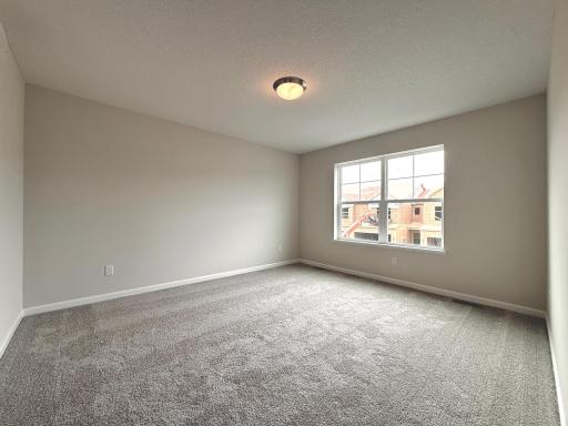 The owner's suite provides a comfortable retreat at the end of the day.