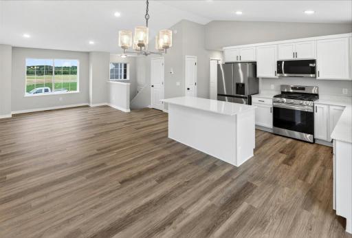 Photo taken of another home with similar plan and finishes.