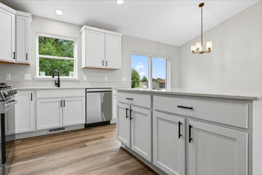 Photo taken of another home with similar plan and finishes.