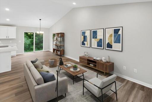 Virtually Staged. Photo taken of another home with similar plan and finishes.