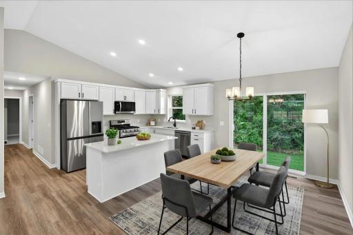 Virtually Staged. Photo taken of another home with similar plan and finishes.