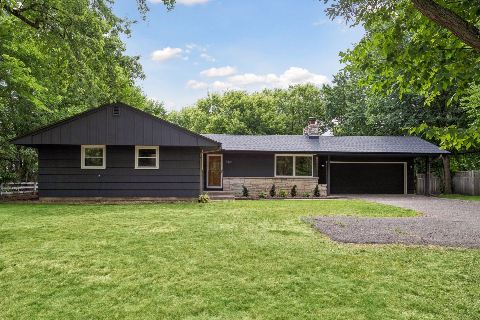 Freshly painted Exterior and Brand new roof. Note turn around so easy access for backing out or extra parking.
