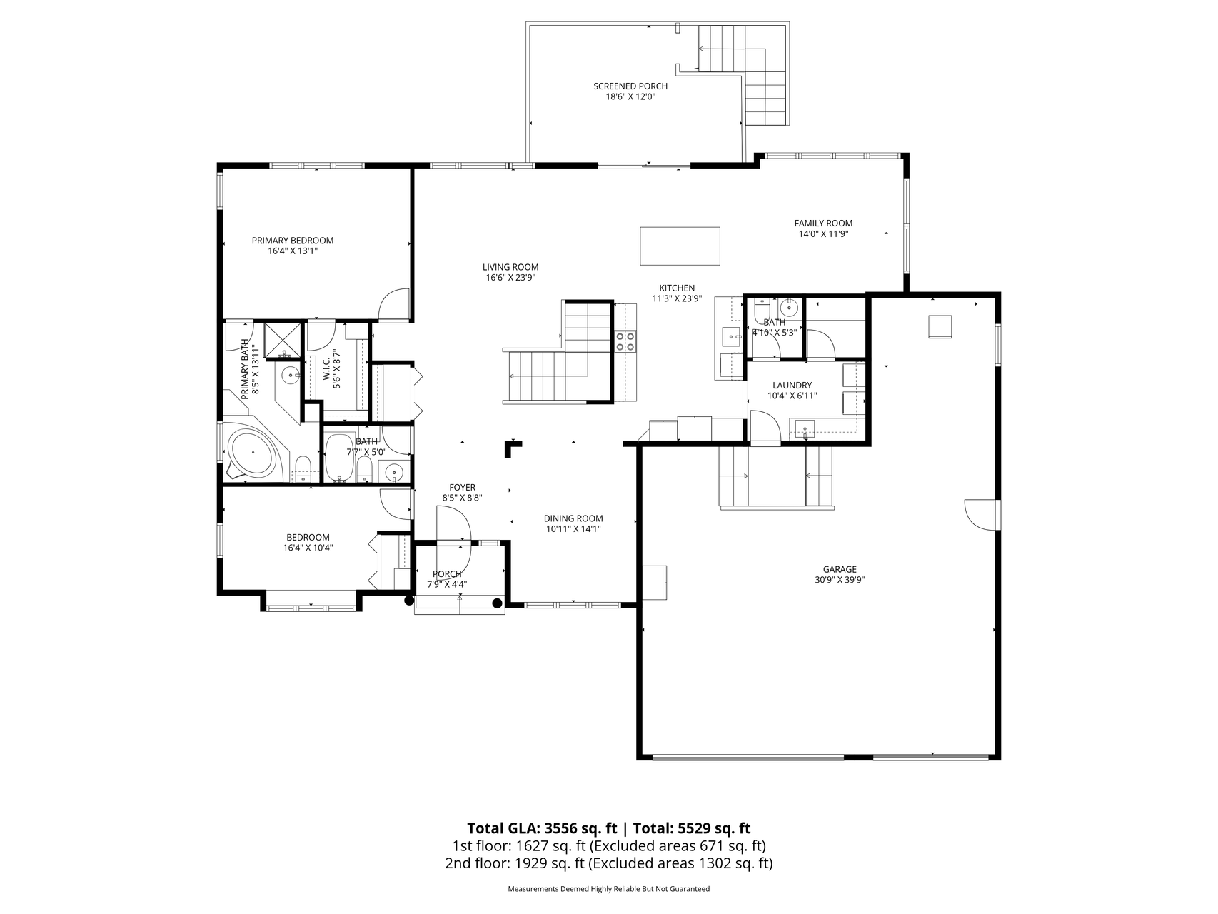 Main Level Floor Plan