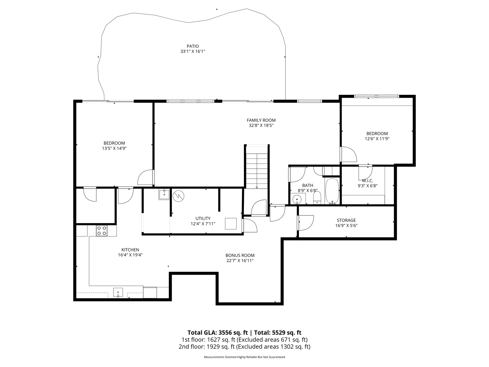 Lower Level Floor Plan
