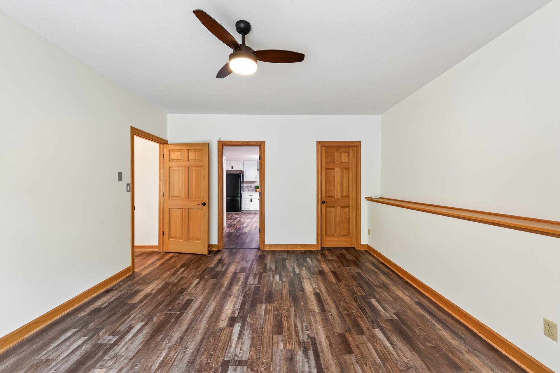 Bedroom 3 - Lower Level. Walkout to backyard patio.
